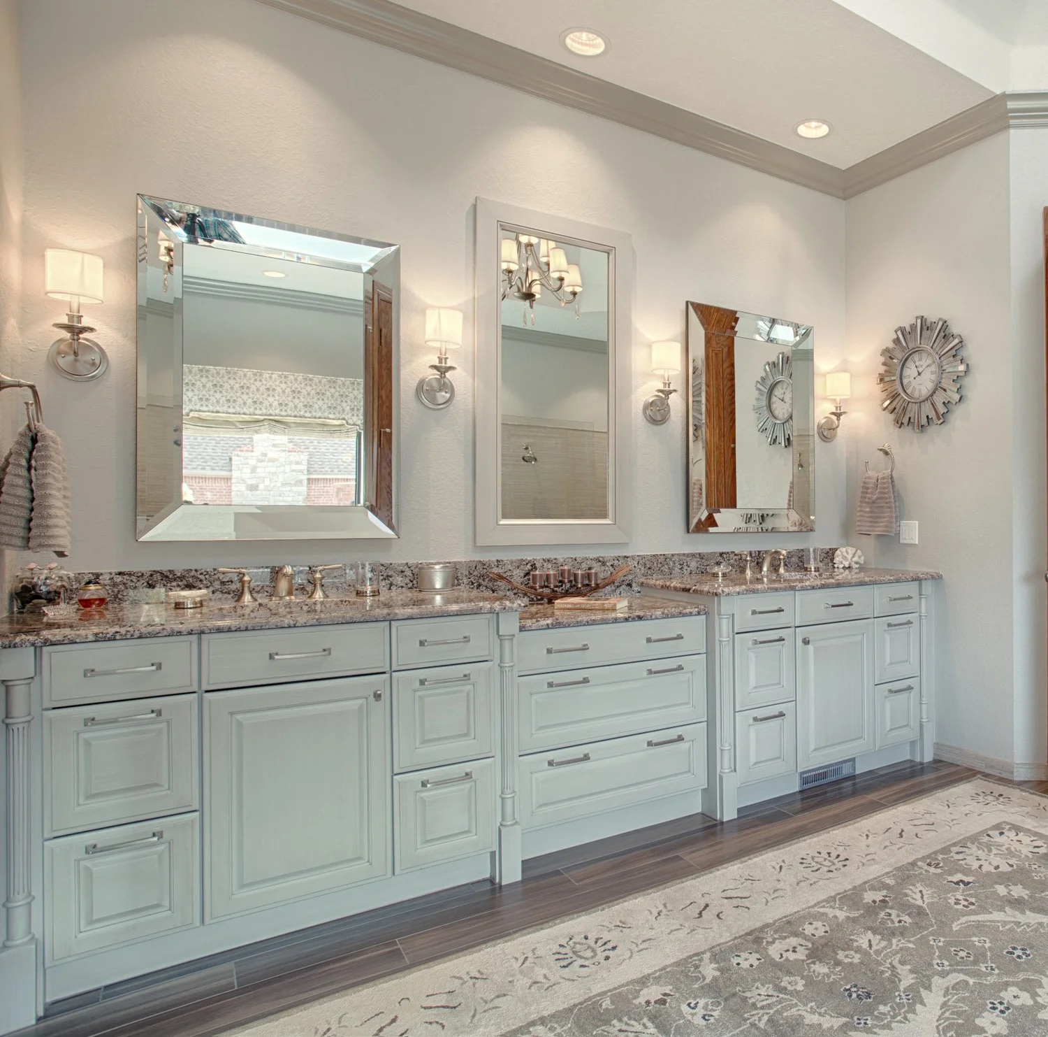 Detailed master bathroom remodel in Oklahoma City