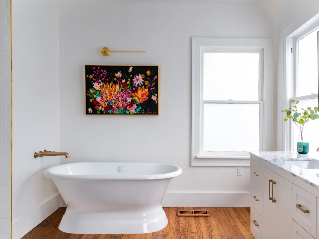 Spa-level bathroom retreat remodel in Oklahoma City
