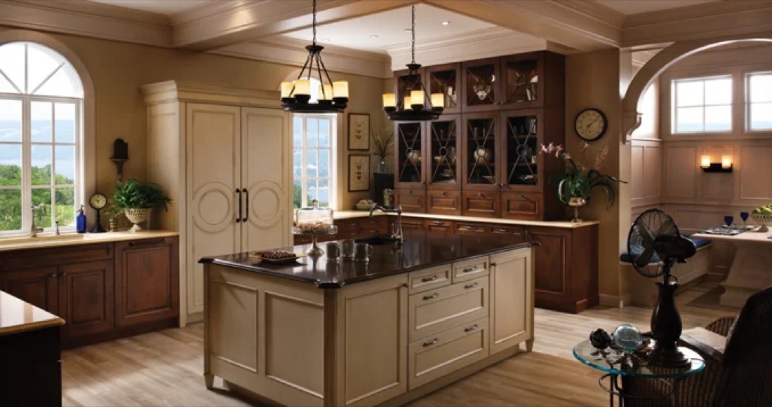 Wood-Mode Hudson Valley kitchen cabinetry